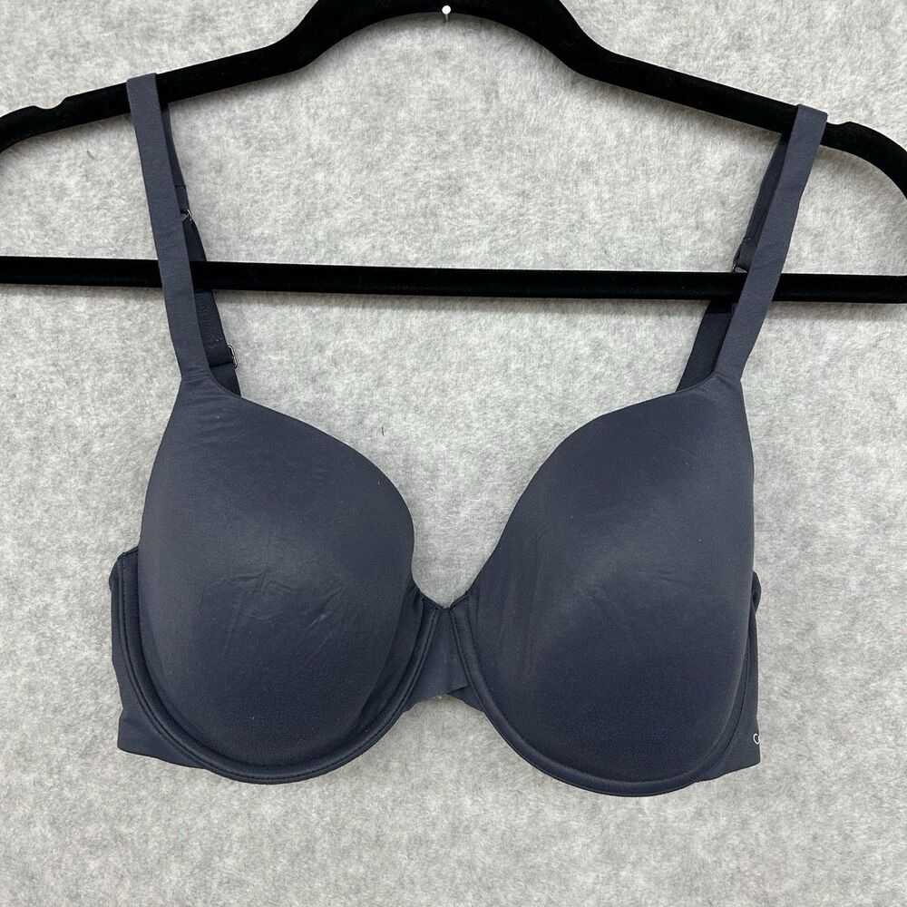 Calvin Klein Bra Women's Navy 34DD Underwire Padded T-Shirt Style